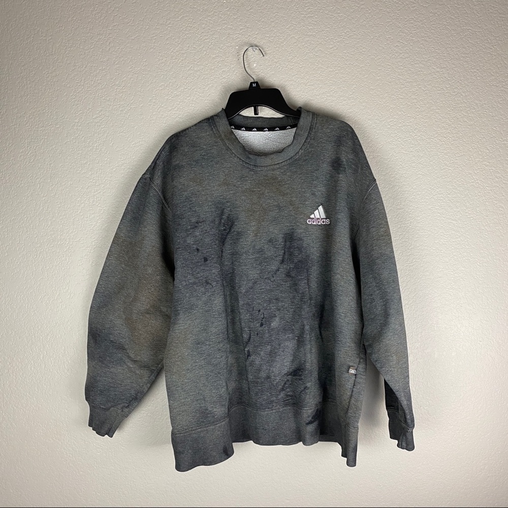 Adidas Distressed Vintage Sweatshirt Mens